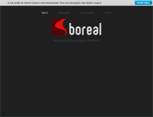 Tablet Screenshot of borealestudio.com.br